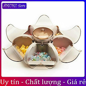 Mua Khay đựng bánh kẹo mứt tết hoa 6 cánh tự bung phiên bản 2021