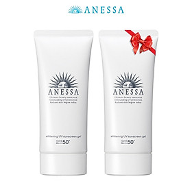 Kem chống nắng dưỡng trắng dạng gel Anessa Whitening UV Sunscreen Gel 90g - Mua 1 tặng 1