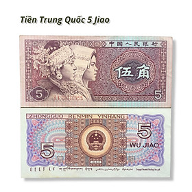 Mua Tiền Trung Quốc xưa 5 jiao  tặng bao nilong bảo quản tiền.