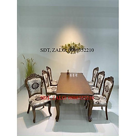Bộ Bàn Ghế Ăn Tân Cổ Điển Sang Trọng