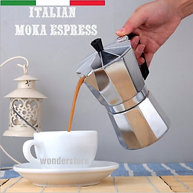Mua ấm pha cà phê  Máy Pha Cafe Moka Pot 6 tách