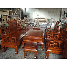 Mua Bộ bàn ghế phòng khách kiểu sơn thủy gỗ hương vân đồ gỗ tuấn long