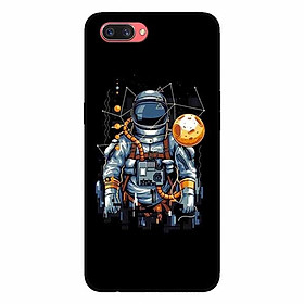 Ốp lưng in cho realme c1 phi hành gia mặt trăng