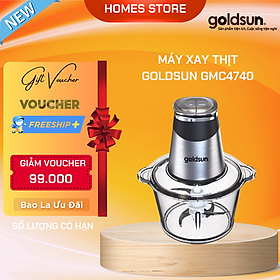 Mua Máy Xay Thịt Đa Năng GOLDSUN GMC4740 2 Chế Độ Điều Chỉnh Dung Tích 2 Lít Công Suất 500 W - Hàng Chính Hãng