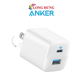 Hình ảnh Cốc sạc Anker 323 1USB 1Type-C 33W PIQ 3.0/PD A2331 - Hàng chính hãng