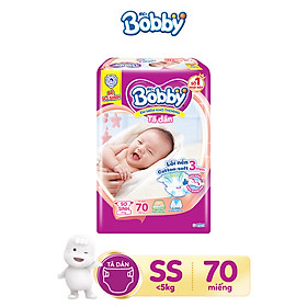 Tã dán Bobby Siêu thấm - khô thoáng size XS