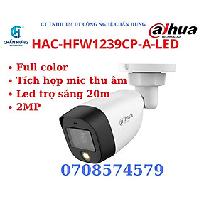 Mua Camera Analog DAHUA HFW1239CP-A-LED  2MP Full Color - Hàng chính hãng