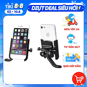 Mua Giá đỡ điện thoại CNC 2805B gắn gương xe máy  xe moto phụ kiện chất liệu nhôm chắc chắn