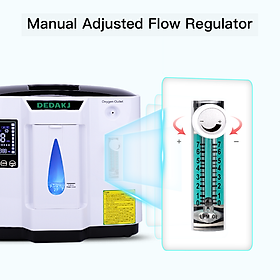 MÁY TẠO OXY Y TẾ - DEDAKJ - THƯƠNG HIỆU ĐỨC - MODEL DE-1A 1-7 LÍT