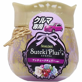 Hộp sáp thơm khử mùi cho ô tô Shaldan Suteki Plus 90g - Nội địa Nhật Bản