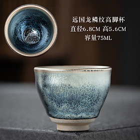 Mua Chén thiên mục du trích kiến dương dùng thưởng trà  trang trí bàn trà đạo đẹp mắt  chén chủ (GIAO MẪU NGẪU NHIÊN)
