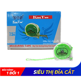 Mua Thước Kéo 1 Mặt KingTom LN11-7.5M - Thước Dày Dặn  Kéo Rút Trơn Tru  Độ Bền Cao