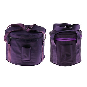 2 Piece Thicken Singing Bowl Carry Bag Case For Singing Bowl Parts 14inch 8