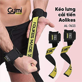 Dây Kéo Lưng Cải Tiến Aolikes AL-7633 | Quấn Cổ Tay Nâng Tạ, Đu Xà, Tập Gym Chính Hãng