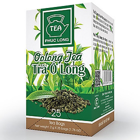 Trà Ô Long Túi Lọc Phúc Long (25 Gói) 50G