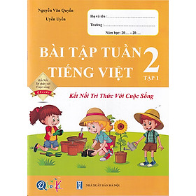 Sách - Bài tập tuần Tiếng Việt 2 tập 1 (Kết nối tri thức với cuộc sống)