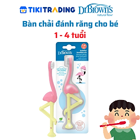 Bàn chải đánh răng cho bé hình hồng hạc Dr.Brown's (1- 4 tuổi)