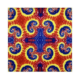 Khăn bandana Vintage vẽ hoa văn thổ cẩm