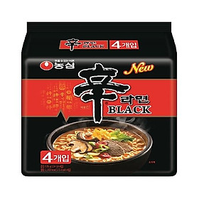 Nongshim Shin Ramyun Black 134g x 4 Packs