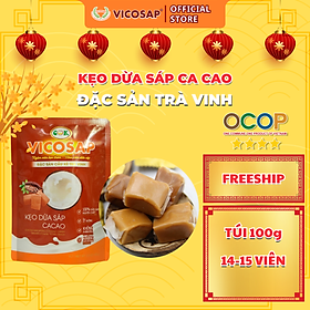 COMBO 2 túi kẹo Dừa sáp cacao