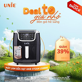 Nồi chiên hơi nước kết hợp nướng hấp UNIE Steam US6800 công suất - Hàng chính hãng