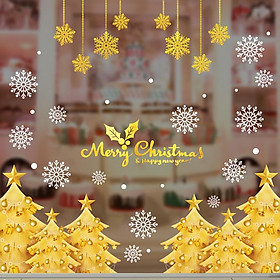Mua Decal Dán Kính Trang Trí Noel Hít Tĩnh Điện ( ko cần keo ) AMJ935