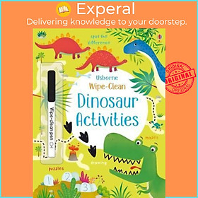 Sách - Wipe-Clean Dinosaur Activities by Kirsteen Robson (UK edition, paperback)