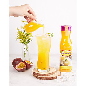 Nước Cốt Chanh Dây nguyên chất Lafresh, Chai 650ml, Đặc sản Đà Lạt, giải bay cơn khát mùa hè, Sự lựa chọn hàng đầu của khách du lịch khi đến Đà Lạt