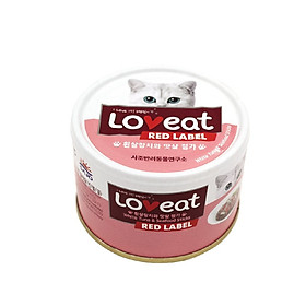 Pate Loveat Hàn Quốc Cao Cấp Cho Mèo 160g - Cá Ngừ & Thanh Cua