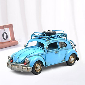 Retro Car Model Iron Sculpture Desktop Decoration Home Decor Kids Gift