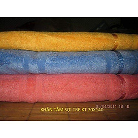 khăn tắm cao cấp sợi tre siêu mềm mại kt 70x140cm 450-500g