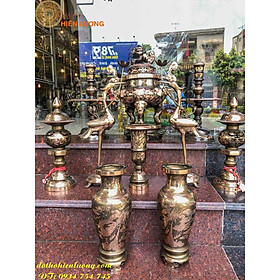 Mua Ngũ Sự Đỉnh Đồng Đỏ Phớt Nỉ