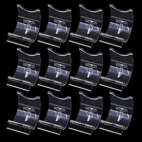 12PCS Lighter Display Stand Clear Acrylic Holder Bracket for Lighter Parts