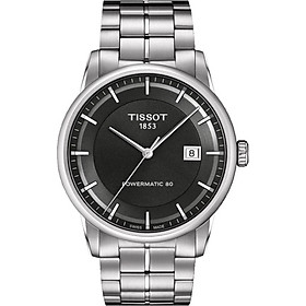 Đồng Hồ Nam Dây Thép Không Gỉ Tissot T086.407.11.061.00 (41mm) - Đen Xám