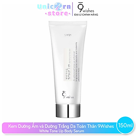 Kem Dưỡng Trắng Da Toàn Thân 9Wishes White Tone Up Body Serum 150ml