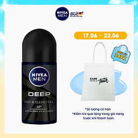 Lăn Ngăn Mùi Nivea Men Than Hoạt Tính 80031 (50ml)