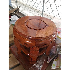 Mua Đôn tròn gỗ hương cao 30cm mặt 30cm