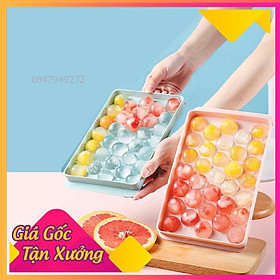 Mua Khay Làm đá tròn  Khuôn thạch bi nhựa tròn làm hoa quả trái cây/ khuôn rau câu  khay đá viên tròn 20/27/33 viên
