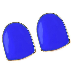 2 Pieces Blue Fang Teeth Halloween Hippy Teeth Mouth Grills