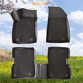 Thảm ô tô sd3 2 lớp dạng lưới lục giác MG ZS 2020-2024+ màu đen - bề mặt cao su siêu sạch - Macsim