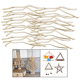 250g Rustic Wood Sticks Set Wood Logs Driftwood Branches Air-Dry Natural for Home Decor