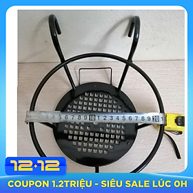 Combo 5 GIỎ SẮT Treo Chậu Hoa Ban Công Hình Tròn - Màu Đen