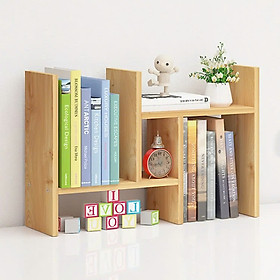 Mua Kệ sách gỗ để bàn - Tủ kệ sách mini - Giao màu sắc ngẫu nhiên