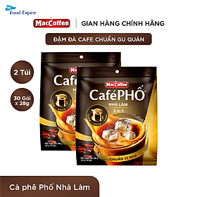 Combo 2 Túi Cà phê Phố Nhà làm - MacCoffee túi 30 gói x 28g