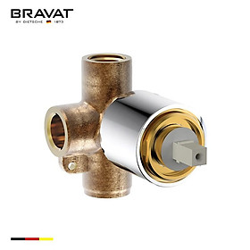 Bộ trộn sen âm tường Bravat D999CP-ENG