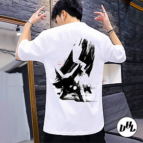 Áo thun trắng Anime, Manga Pikachu phóng điện, Unisex Nam Nữ có Size áo từ 25-95kg