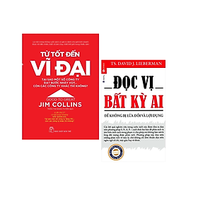 Hình ảnh Combo 2Q : Từ Tốt Đến Vĩ Đại (Tái bản 2021) + Đọc Vị Bất Kỳ Ai (Tái Bản 2019)  ( Sách Kỹ Năng Sống / Phát Triển Bản Thân / Tư Duy Trong Kinh Doanh Thành Công)