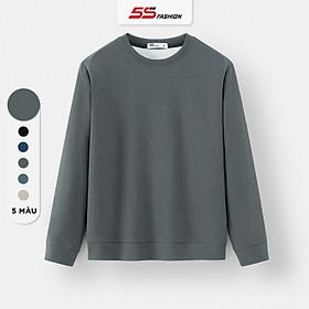 Áo Thun Ấm Tay Dài Nam 5S FASHION Soft-Warm Chất Nỉ Mềm Mịn, Dày Dặn, Trơn Basic Dễ Mặc (ANI24027)