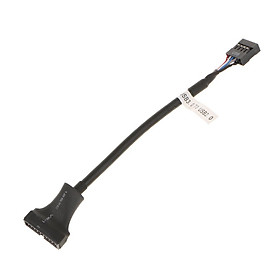 USB 3.0 20-pin Header Male to USB 2.0 9-pin Female Adapter for Computer Host