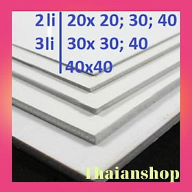EM RẺ NÈ Bìa mô hình - 2mm và 3mm - khổ 20, 30, 40 cm